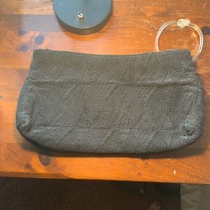 Vintage hand bag Spot-lite black